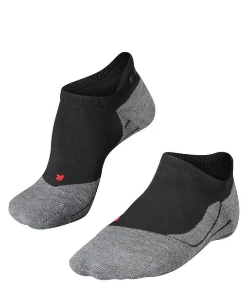 Women RU4 Endurance Invisible Women Running No Show Socks Black FALKE Running Socks