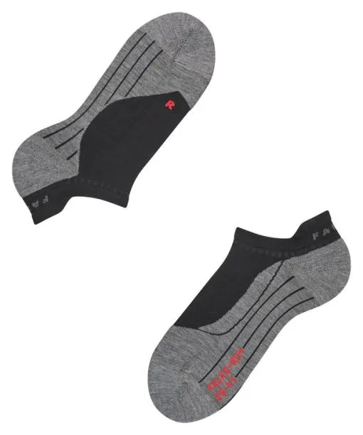 Women RU4 Endurance Invisible Women Running No Show Socks Black FALKE Running Socks