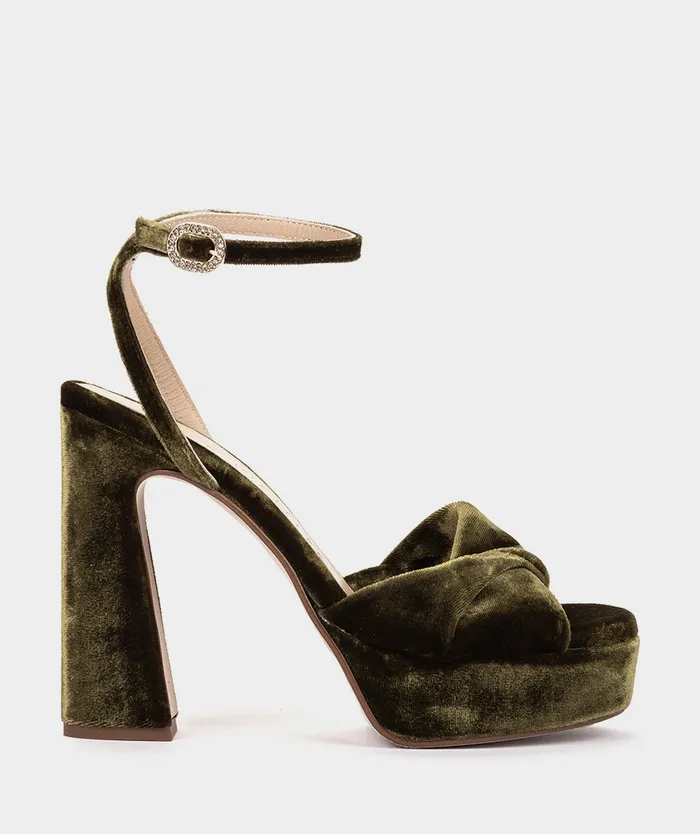 Women Sabugo Green 8211 Heeled Sandals Pedro Miralles