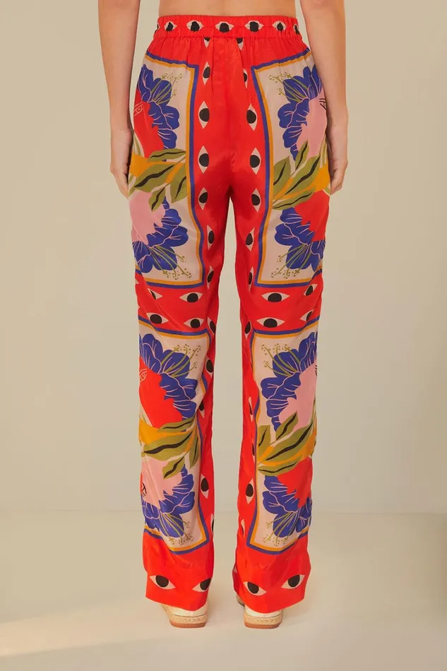 Women Sand Surreal Scarf Pajama Pants Surreal Scarf Sand FARM Rio Pants