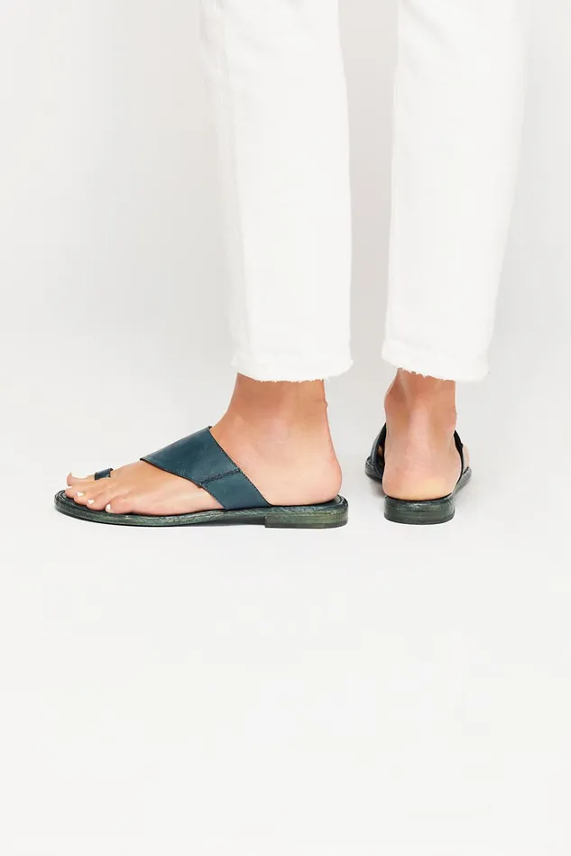 Women Sandals Free People Sant Antoni Slide Teal