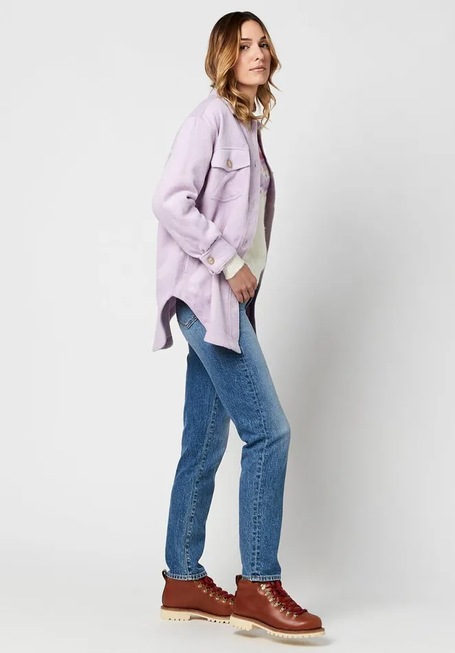 Women Savannah Woven Shacket Egret Buffalo David Bitton Jackets