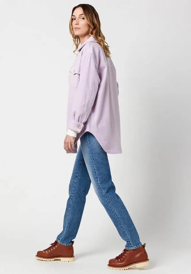 Women Savannah Woven Shacket Egret Buffalo David Bitton Jackets