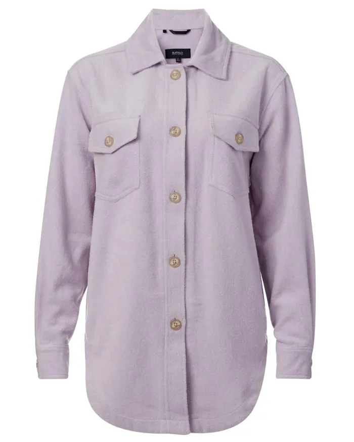 Women Savannah Woven Shacket Egret Buffalo David Bitton Jackets