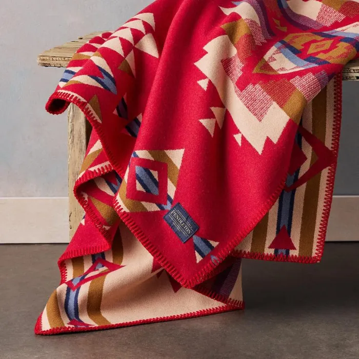 Women Scarlet Rock Point Saddle Blanket Sundance Catalog Decor