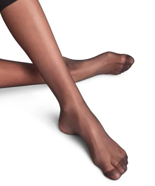Women Seidenglatt 15 DEN Women Kneehigh Socks Black FALKE Knee High Socks