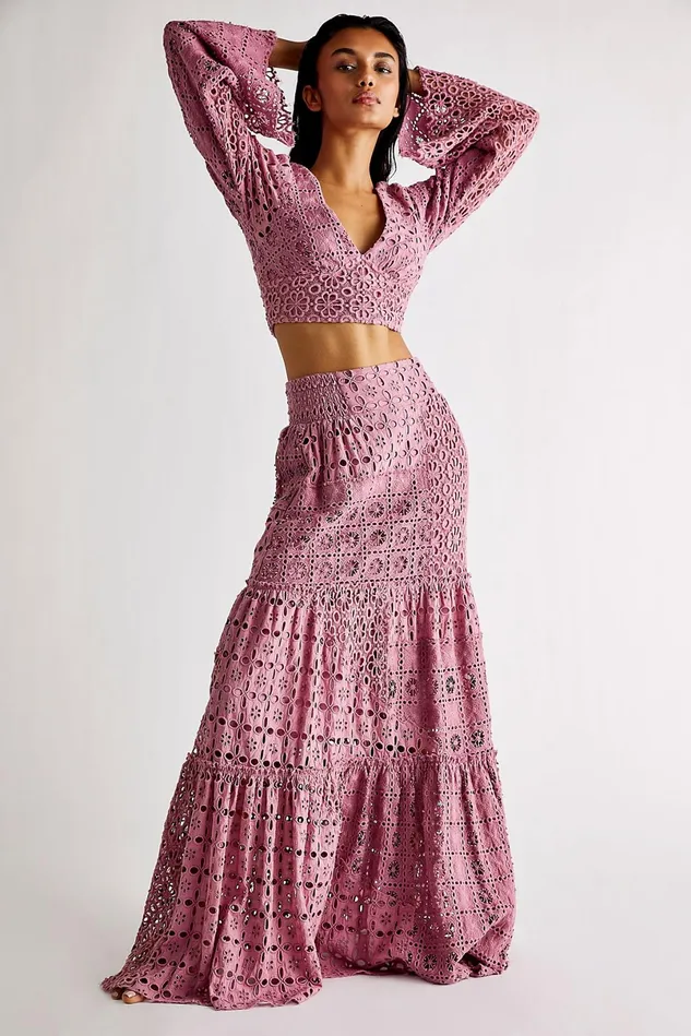 Women Sets Free People Yesenia Set Raspberry Cream