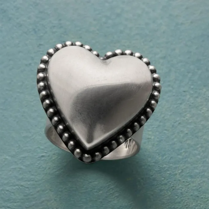 Women Shining Heart Ring Sundance Catalog Rings