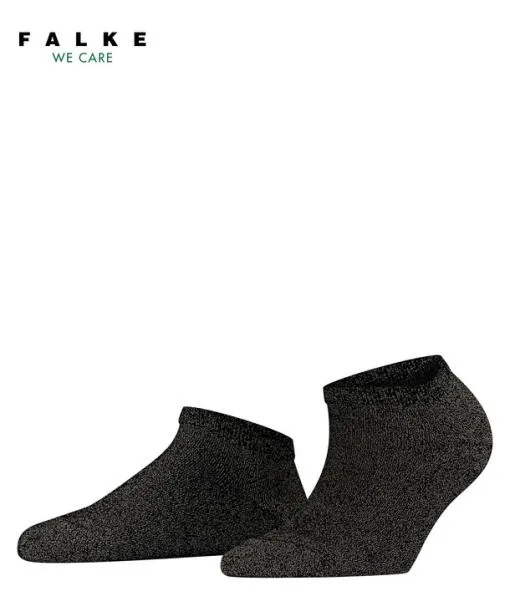 Women Shiny Women Sneaker Socks Black FALKE Ankle Socks