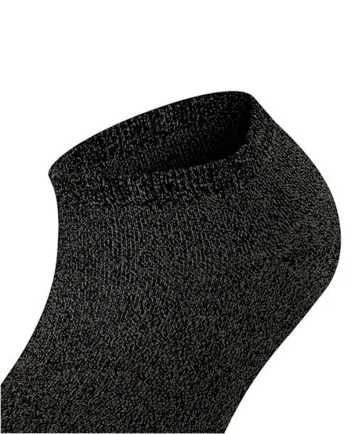 Women Shiny Women Sneaker Socks Black FALKE Ankle Socks