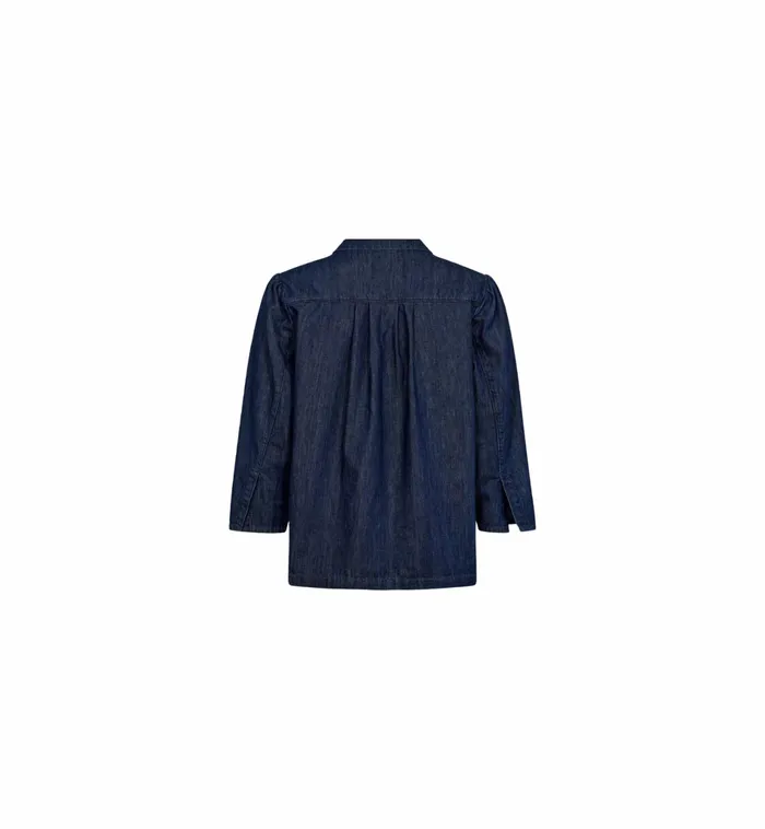 Women Shirts MOS MOSH MMBani Denim Shirt Dark Blue
