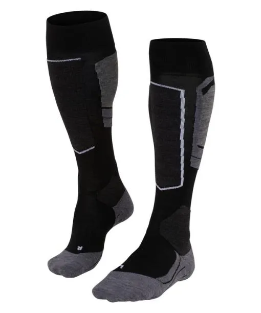 Women SK4 Advanced Women Skiing Kneehigh Socks Black FALKE Ski Socks