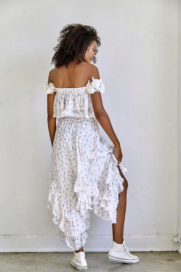 Women Skirts Free People And She Was Set Cherub Roses