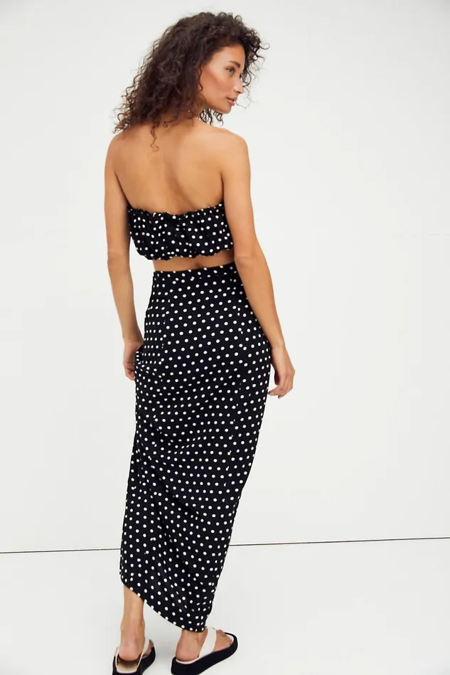 Women Skirts Free People Cutie Crossing Set Black Combo