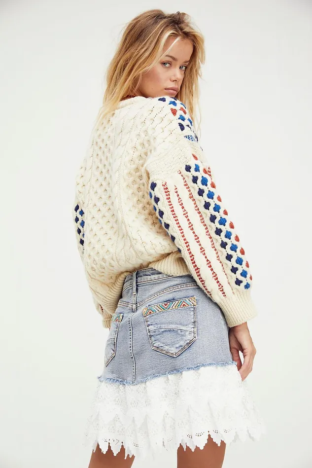Women Skirts Free People Juliette Skirt Tucson Lace