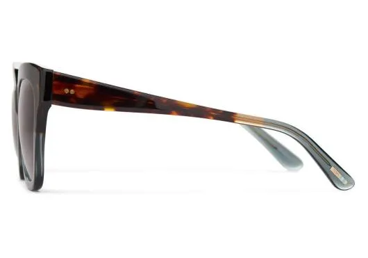 Women Sloane Tortoise Ocean Grey Fadegolddark Grey Gradient TOMS Sunglasses