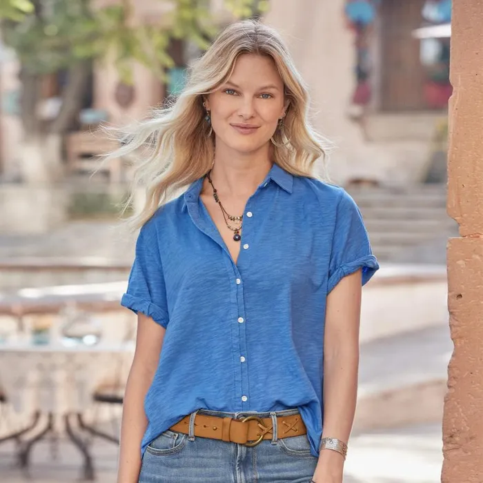 Women Smooth Sailing Shirt White Sundance Catalog Tops Women Smooth Sailing Shirt White Sundance Catalog Tops