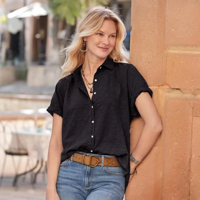 Women Smooth Sailing Shirt White Sundance Catalog Tops Women Smooth Sailing Shirt White Sundance Catalog Tops