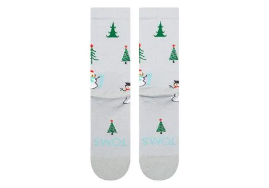 Women Snowman High Crew Socks Snowman Crew TOMS Exclusives