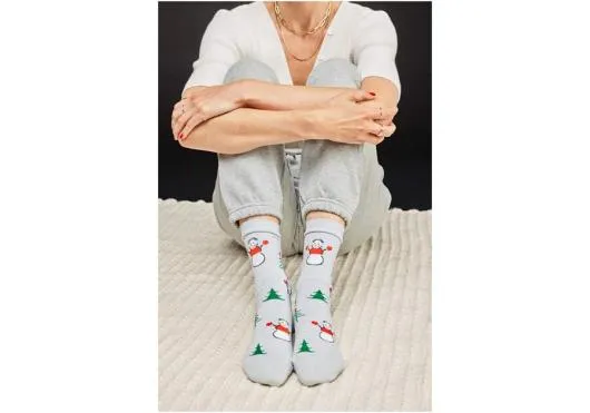 Women Snowman High Crew Socks Snowman Crew TOMS Exclusives