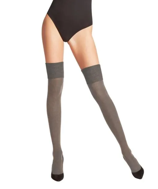 Women Softmerino Women Overknees Pebble FALKE Knee High Socks