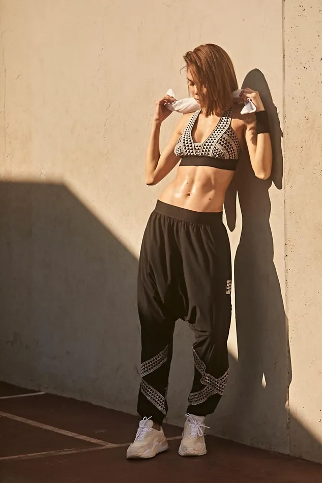 Women Sports Bras Free People Summer Moon Bra Black