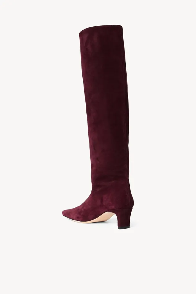 Women STAUD Boots WALLY BOOT PLUM SUEDE