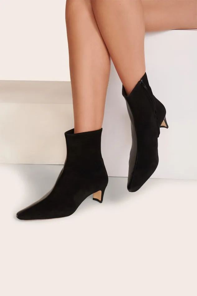 Women STAUD Boots WALLY SPLIT ANKLE BOOT BLACK