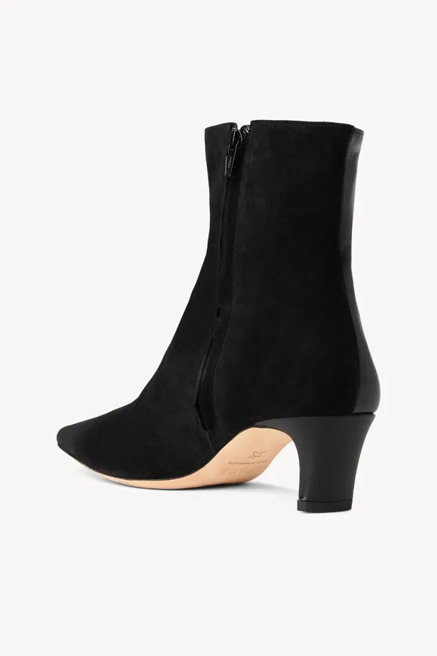 Women STAUD Boots WALLY SPLIT ANKLE BOOT BLACK