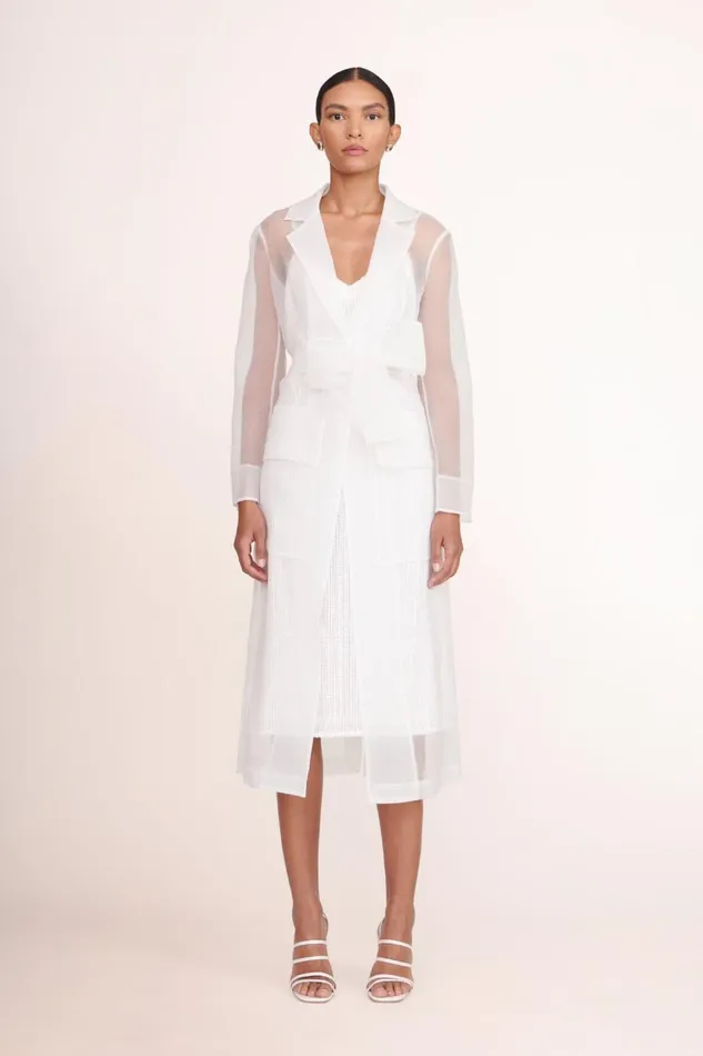 Women STAUD Bridal Dresses ASHLEY DRESS WHITE