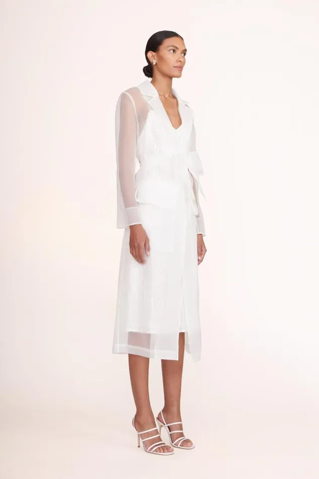 Women STAUD Bridal Dresses ASHLEY DRESS WHITE Women STAUD Bridal Dresses ASHLEY DRESS WHITE