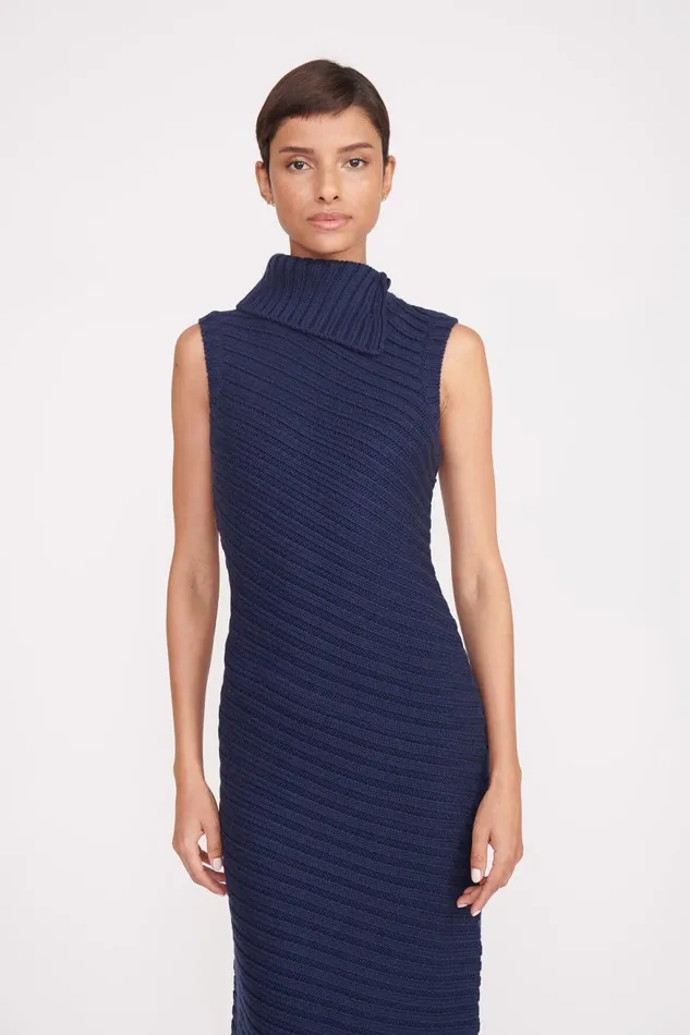 Women STAUD Dresses CARY DRESS NAVY Women STAUD Dresses CARY DRESS NAVY