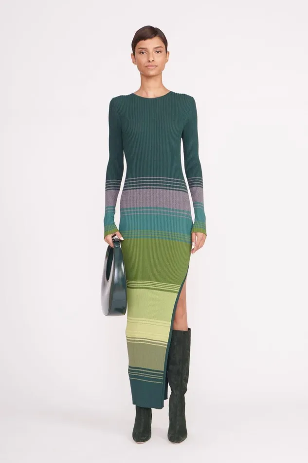 Women STAUD Dresses EDNA DRESS PINE FOREST Women STAUD Dresses EDNA DRESS PINE FOREST