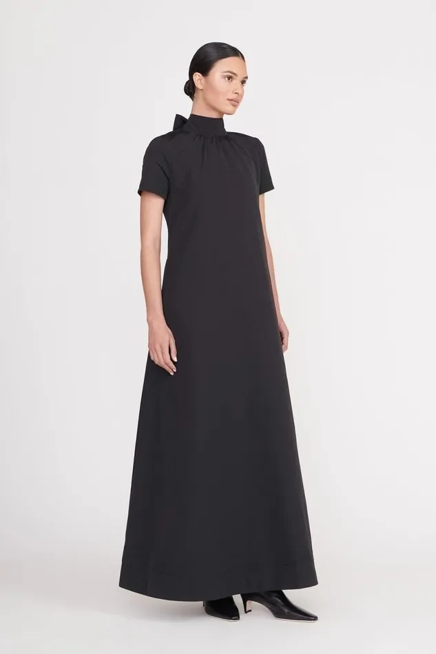 Women STAUD Dresses ILANA DRESS BLACK