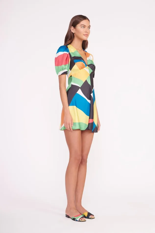 Women STAUD Dresses MINI MILLA DRESS MARBLE WAVE