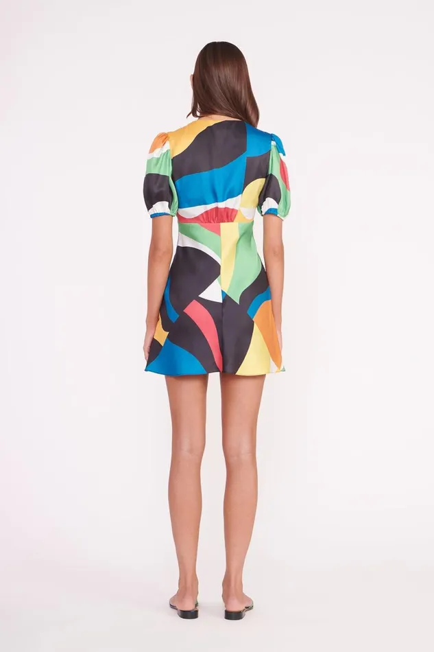 Women STAUD Dresses MINI MILLA DRESS MARBLE WAVE