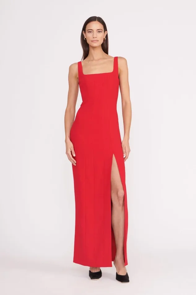 Women STAUD Dresses PORTRAIT DRESS RUBY