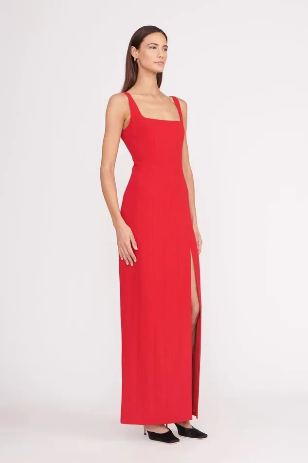 Women STAUD Dresses PORTRAIT DRESS RUBY Women STAUD Dresses PORTRAIT DRESS RUBY