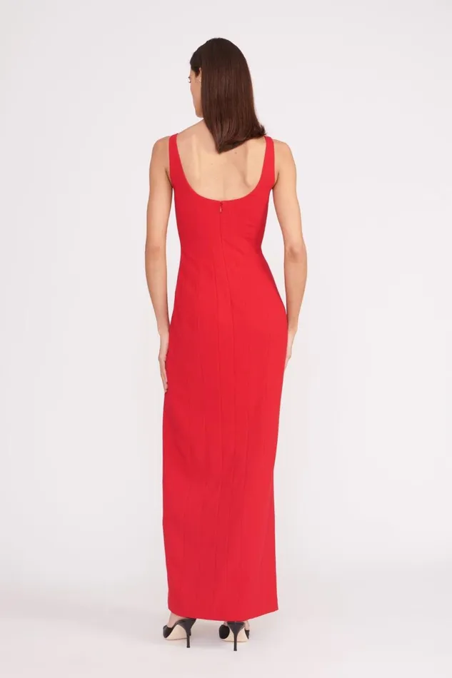 Women STAUD Dresses PORTRAIT DRESS RUBY Women STAUD Dresses PORTRAIT DRESS RUBY