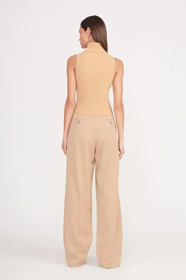 Women STAUD Knits CALLUM TOP CAMEL Women STAUD Knits CALLUM TOP CAMEL