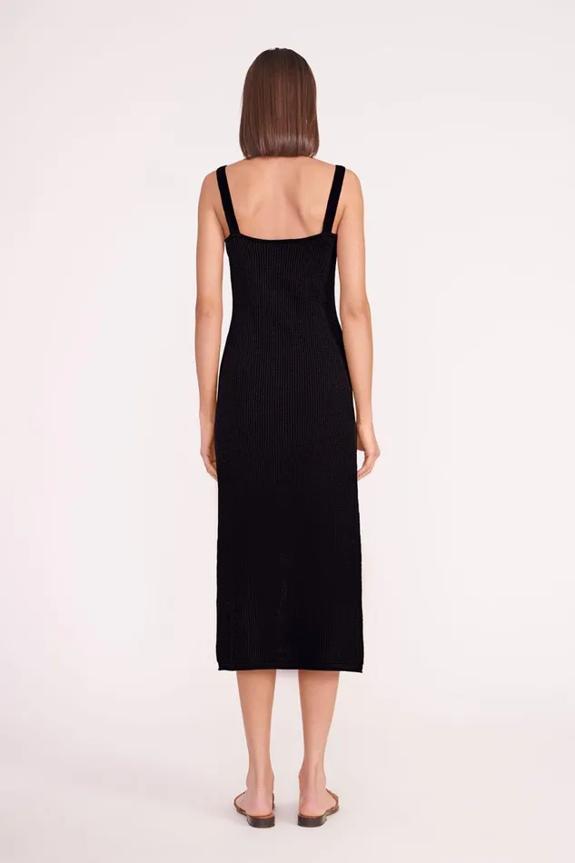 Women STAUD Knits JESSICA COVERUP DRESS BLACK Women STAUD Knits JESSICA COVERUP DRESS BLACK