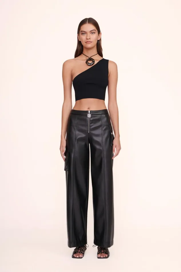 Women STAUD Knits LEXI TOP BLACK