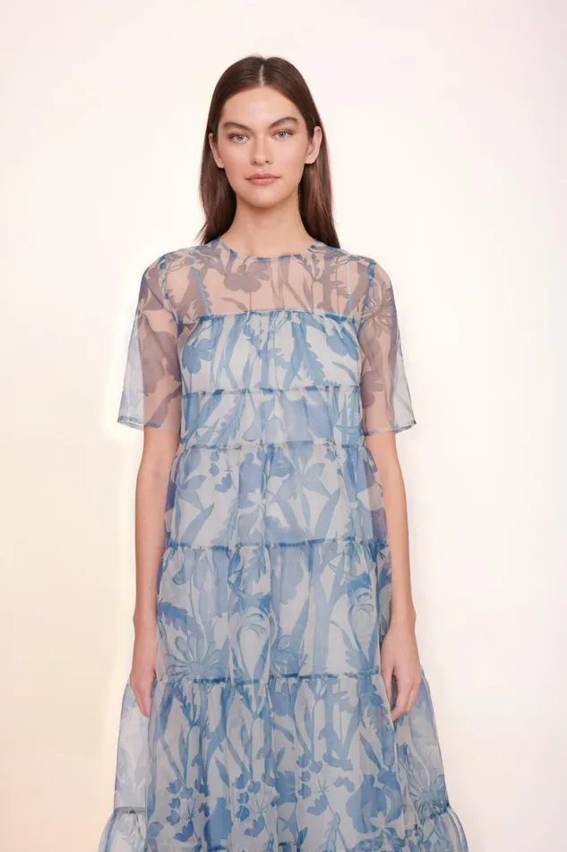 Women STAUD Occasion Dresses HYACINTH DRESS SKY WILDFLOWERS