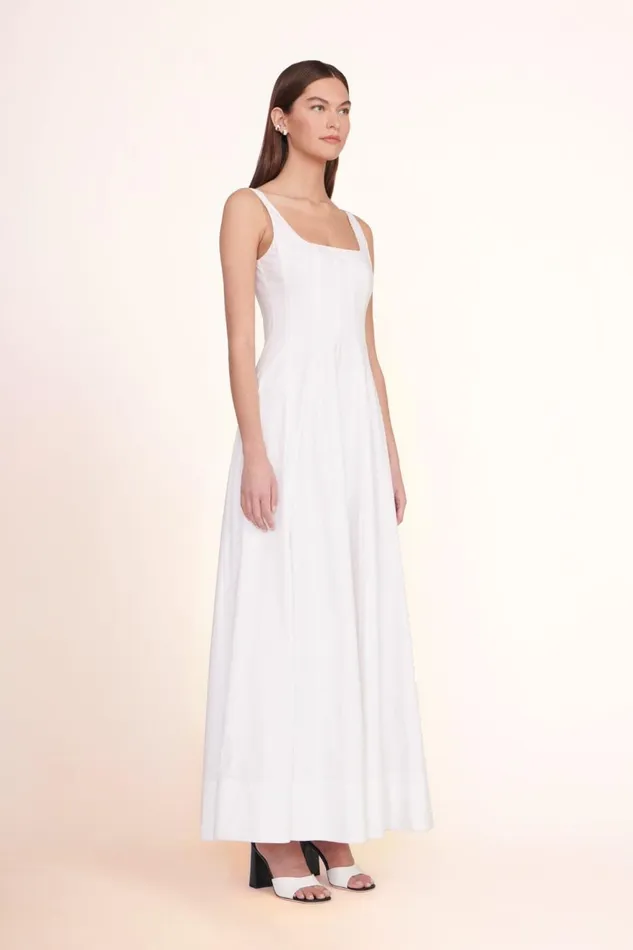 Women STAUD Occasion Dresses WELLS MAXI DRESS WHITE