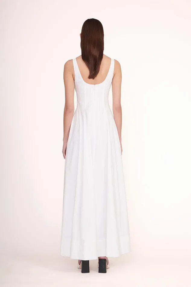 Women STAUD Occasion Dresses WELLS MAXI DRESS WHITE