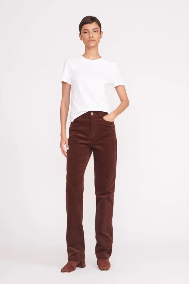 Women STAUD Pants and Shorts CHISEL PANT MAHOGANY