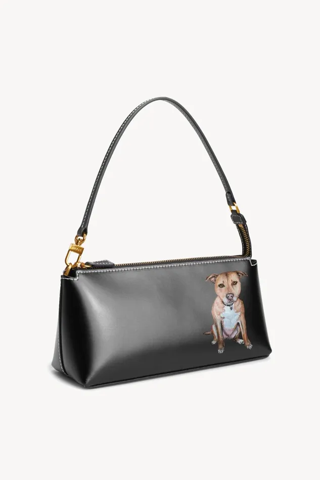 Women STAUD Pet Handbags CUSTOM KAIA BAG BLACK