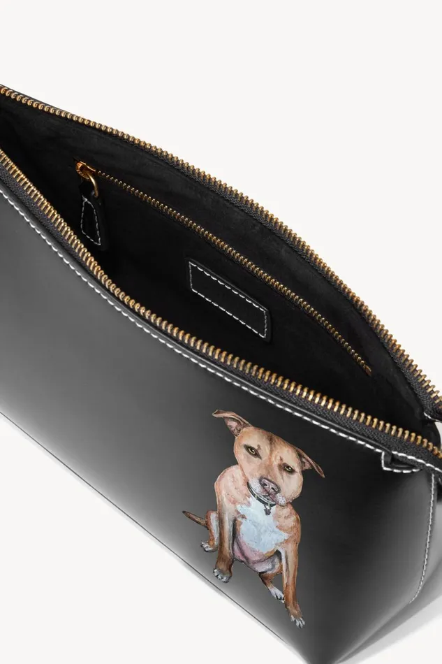 Women STAUD Pet Handbags CUSTOM KAIA BAG BLACK