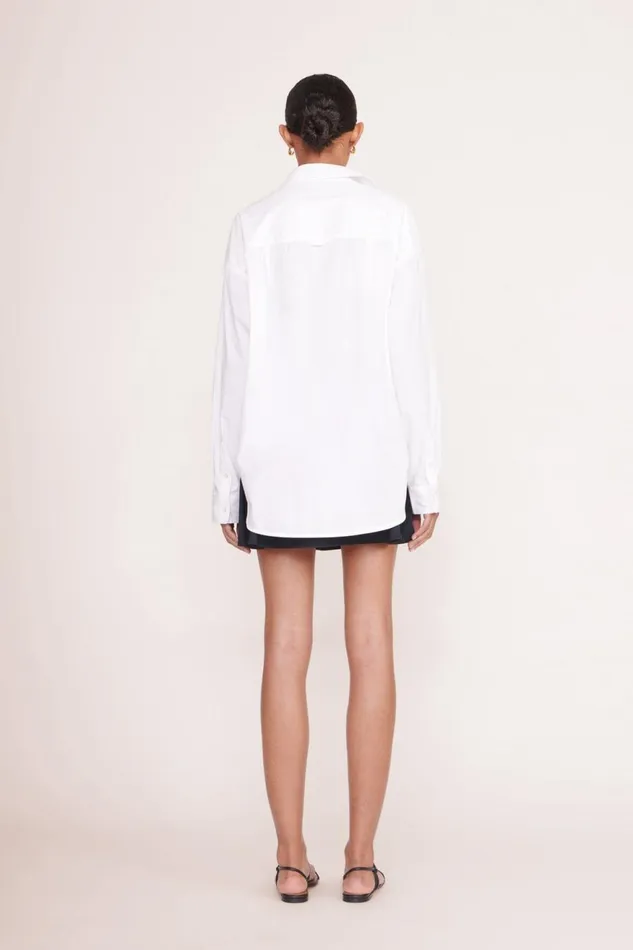 Women STAUD Pet Ready To Wear CUSTOM STAUD X CBONZ CLASSIC OVERSIZED SHIRT WHITE