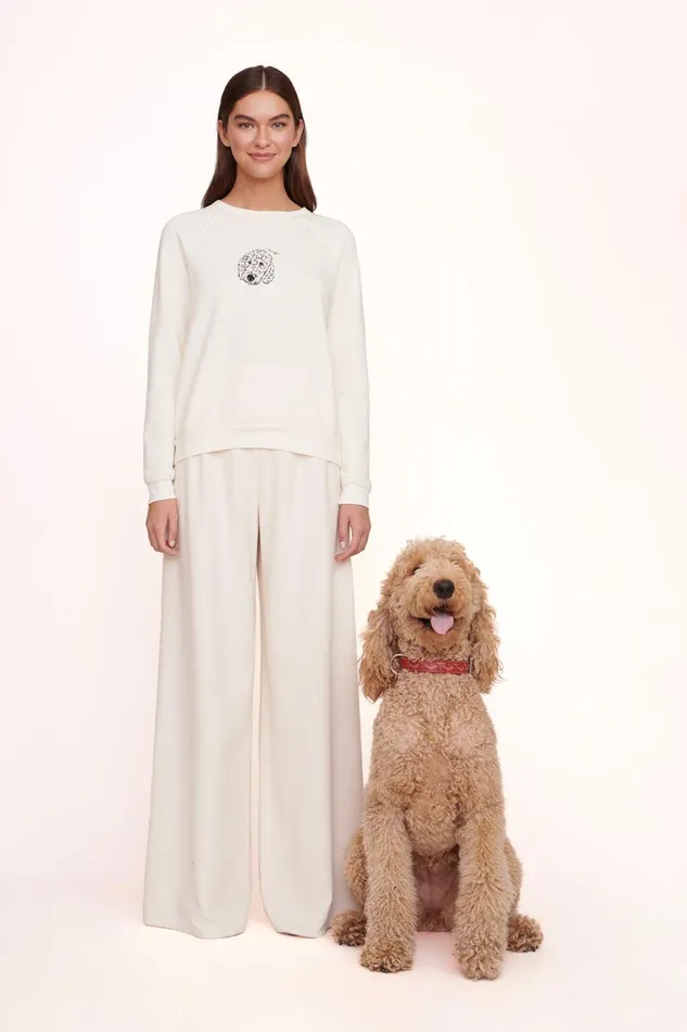 Women STAUD Pet Sweats and Knits CUSTOM STAUD X CBONZ SWEATSHIRT CREAM